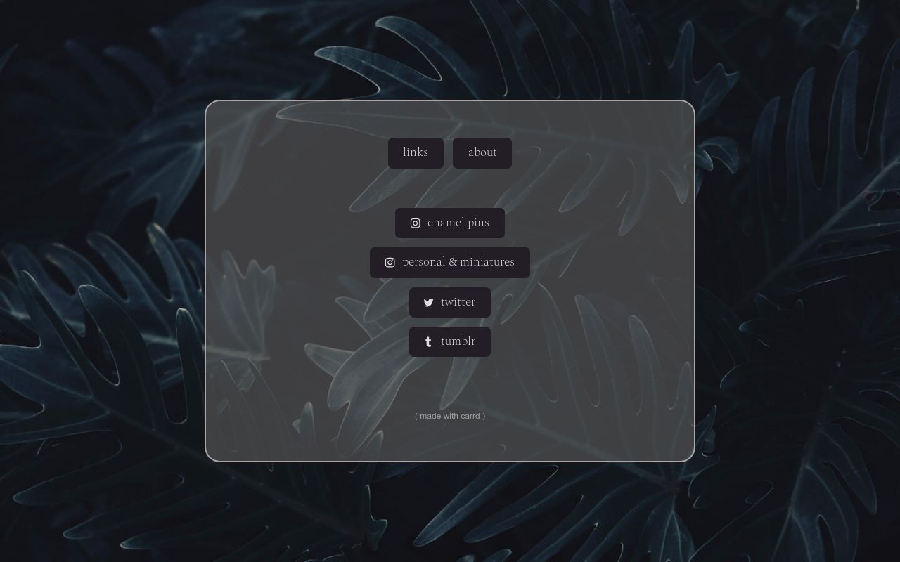 Carrd profile picture for @rid